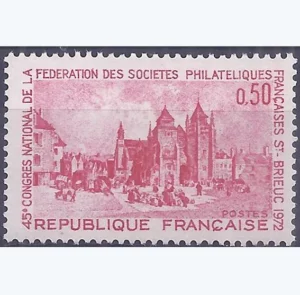 Timbre français 1972 Saint Brieuc YT 1718**