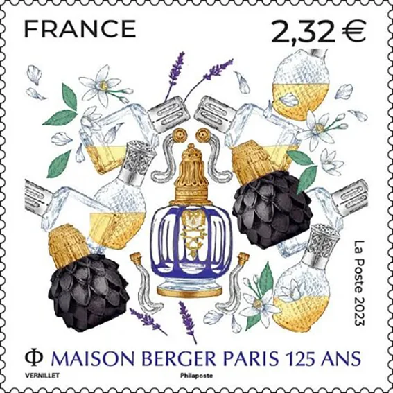 Timbre français 2023 125 ans Maison Berger