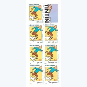 Bande Carnet Fête du timbre 2000 Tintin BC YT 3305**