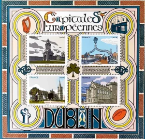 Feuillet français 2020 Capitale européenne Dublin YT F 5384**