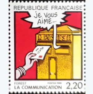 Timbre français 1988 Communication Forest YT 2510**