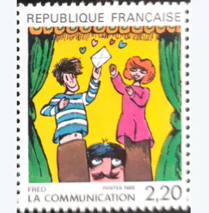 Timbre français 1988 Communication Fred YT 2506**