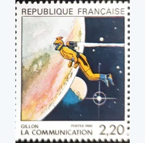 Timbre français 1988 Communication Gillon YT 2508**