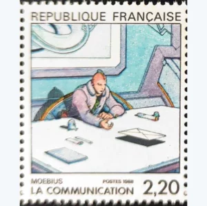 Timbre français 1988 Communication Giraud Moebius YT 2507**