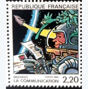 Timbre français 1988 Communication Mezières YT 2511**