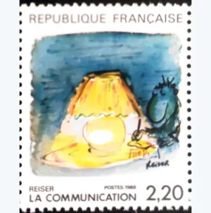 Timbre français 1988 Communication Reiser YT 2504**