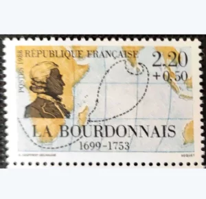 Timbre français 1988 Grand navigateur La Bourdonnais YT 2520**