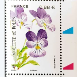 Timbre français 2019 Violette de Rouen YT 5321**