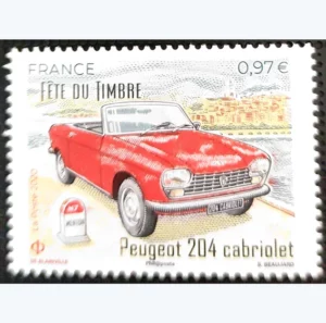 Timbre français 2020 Peugeot 204 cabriolet YT 5390**