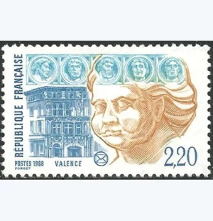 Timbre français 1988 Valence YT 2534**