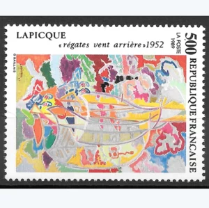 Timbre français 1989 Charles Lapicque YT 2606**