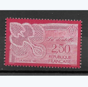 Timbre français 1989 Métiers d'art Dentelle YT 2631**