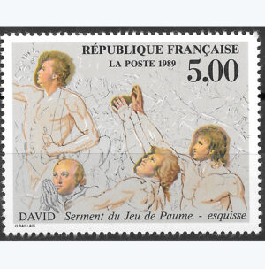 Timbre français 1989 Révolution française J.L David YT 2591**