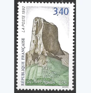 Timbre français 1992 Ascension Mont Aiguille YT 2762**