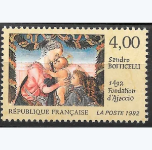 Timbre français 1992 Botticelli YT 2754**