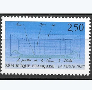 Timbre français 1992 Exposition universelle Séville YT 2736**