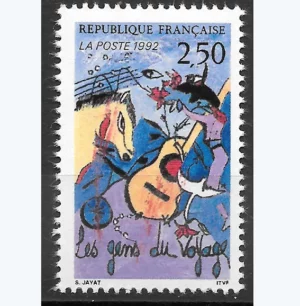 Timbre français 1992 Gens du voyage YT 2784**