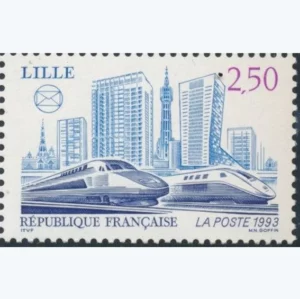 Timbre français 1993 Congrès Philatélique Lille YT 2811**