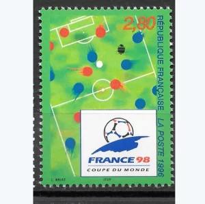 Timbre français 1995 Coupe du monde 98 YT 2985**