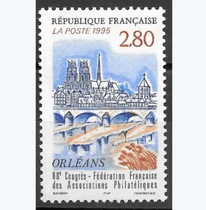 Timbre français 1995 Orléans YT 2953**