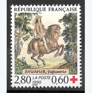 Timbre français 1995 Tapisserie de Saumur YT 2946**