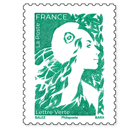 Timbre français 2023 Marianne de l'Avenir 2023