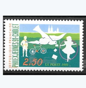 Timbres français 1991 Philexjeunes Chôlet YT 2690**