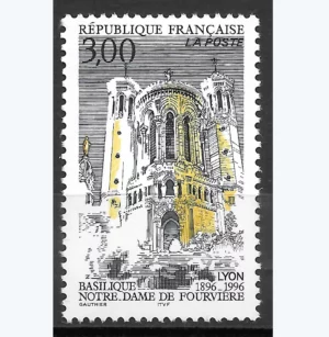 Timbre français 1996 Notre Dame de Fourvière YT 3022**