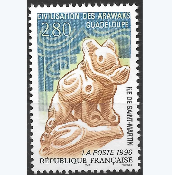 Timbres français 1996 Civilisation des Arawaks YT 2988**