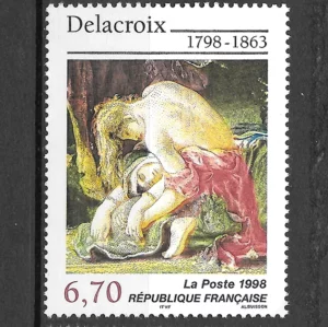 Timbre français 1998 Eugène Delacroix YT 3147**