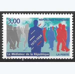 Timbre français 1998 Médiateur République YT 3134**