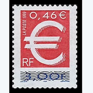 Timbre français 1999 Euro YT 3214**