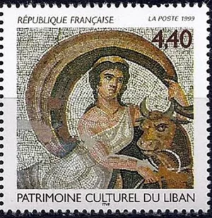 Timbre français 1999 Patrimoine culturel Liban YT 3224**