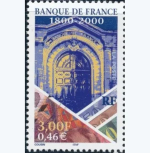 Timbre français 2000 Banque de France YT 3299**