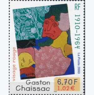 Timbre français 2000 Gaston Chaissac YT 3350**