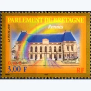 Timbre français 2000 Parlement Bretagne YT 3307**