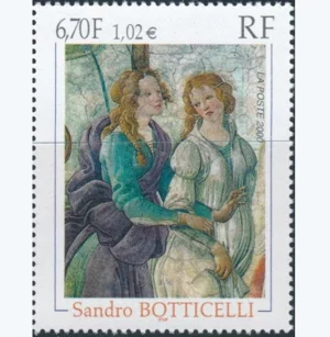 Timbre français 2000 Sandro Botticelli YT 3301**