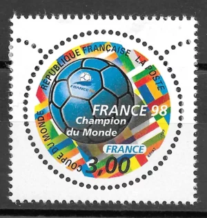 Timbres français 1998 Coupe du monde football YT 3170**