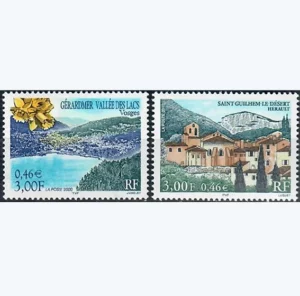 Timbres français 2000 Série touristique YT 3310 et YT 3311**