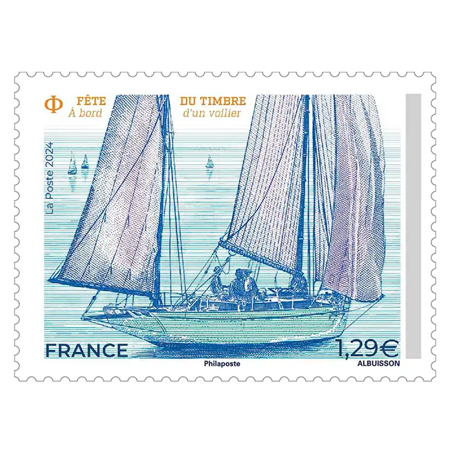 Timbre 2024 Voilier Fête du timbre