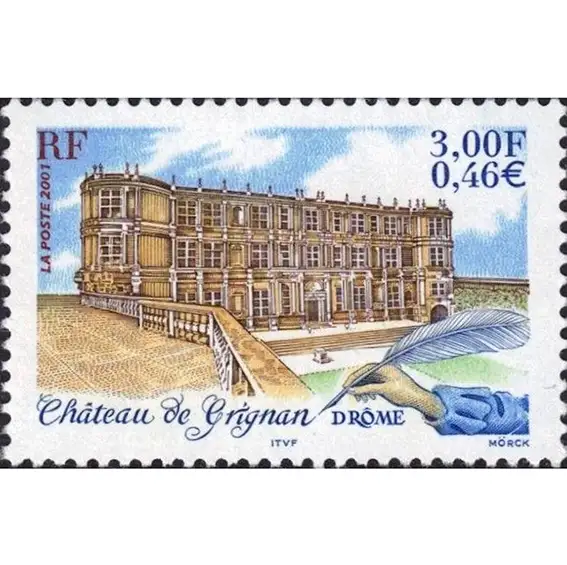 Timbre français 2001 Chateau de Grignan YT 3415**