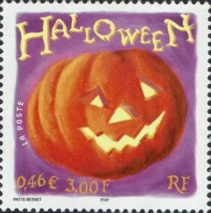 Timbre français 2001 Halloween YT 3428**