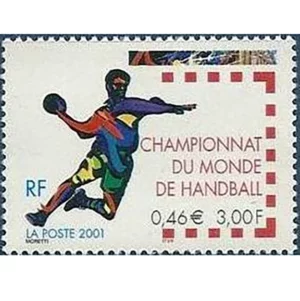 Timbre français 2001 Handball YT 3367**