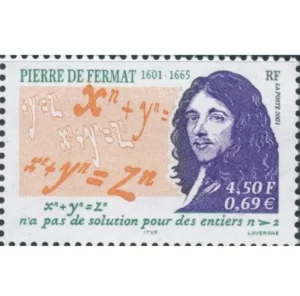 Timbre français 2001 Pierre de Fermat YT 3420**