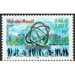 Timbre français 2001 Val de Reuil YT3427**