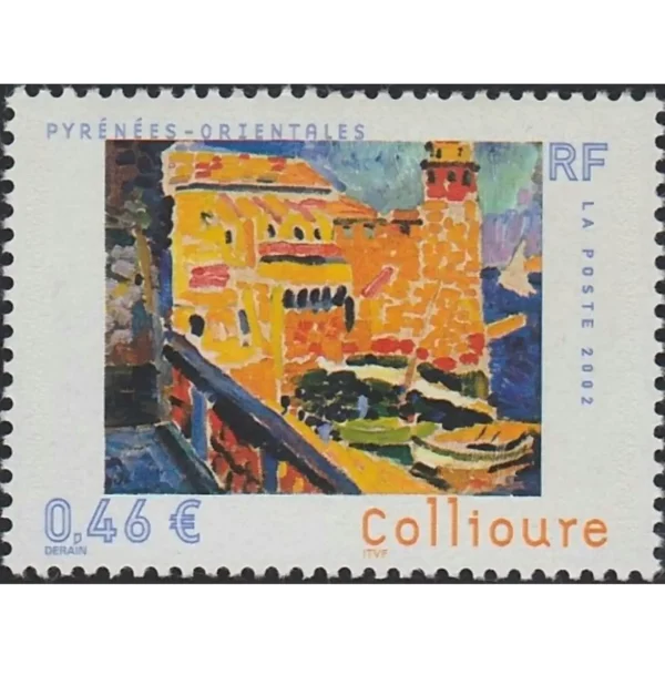 Timbre français 2002 Collioure YT 3497**