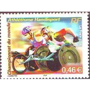 Timbre français 2002 Fauteuils roulants YT 3495**