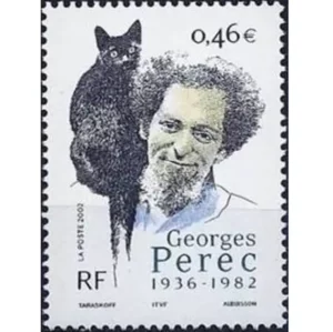 Timbre français 2002 Georges Perec YT 3518**