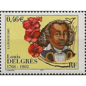 Timbre français 2002 Louis Delgrès YT 3491