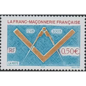 Timbre français 2003 Franc Maçonnerie YT3581**